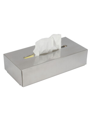 Tissue Paper Dispenser Satin Stainless Steel 1 Per Case