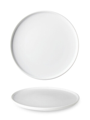 Optimo White Flat Plate 33cm 3 Per Case