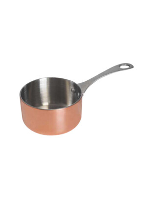 Mini Copper Saucepan 8.5x2cm 3.5x2" 1 Per Case