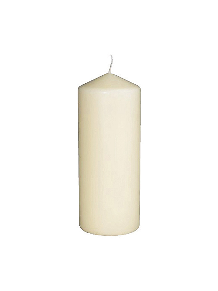 Pillar Candles Ivory 200x78mm (90hr) 6 Per Case