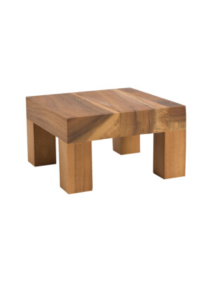 Smal Square Display Block In Acacia L210xw210xh120mm (Pack Of 2)