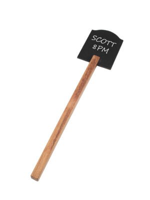 Table Marker Acacia With Chalk Board 1 Per Case