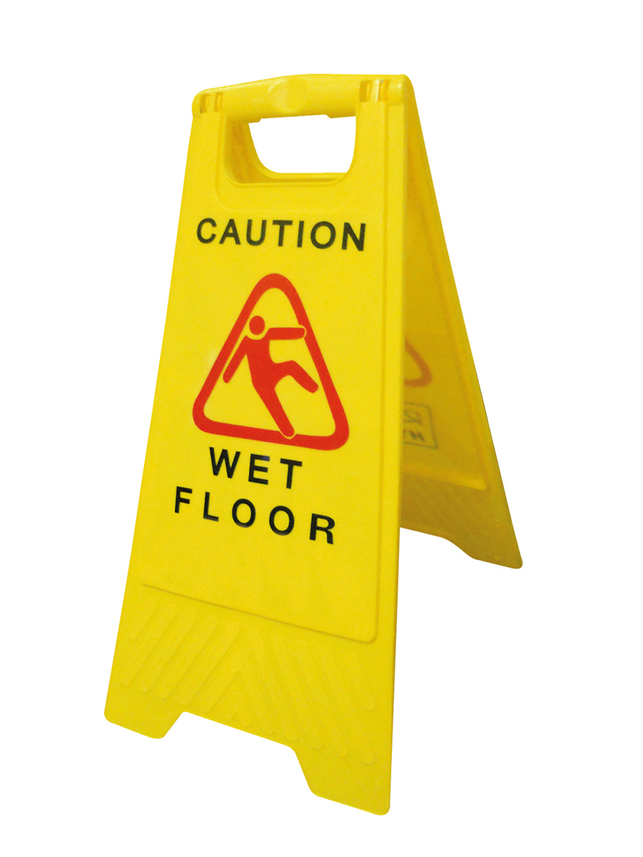 Wet Floor Sign Dual Warning 1 Per Case