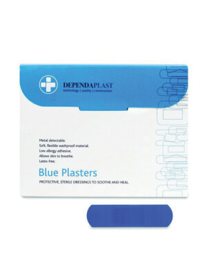 Blue Detectable Plasters Pk 100
