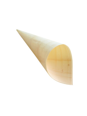 Wooden Cone 12cm x5cm 50 Per Case