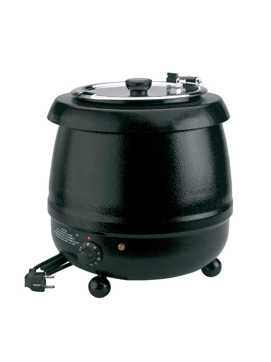 Electric Black Soup Kettle 10 Lts 1 Per Case