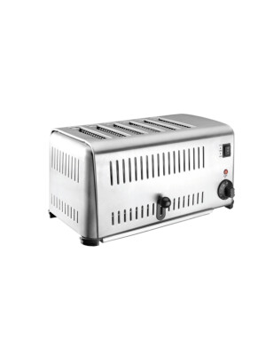6 Slots St.Steel Buffet Toaster 2500 W 1 Per Case