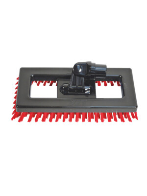 Swivel Deck Brush Black W/Red Bristles 1 Per Case