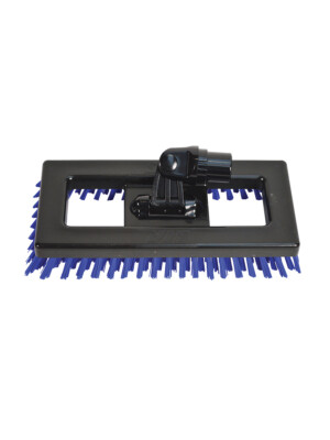 Swivel Deck Brush Black W/Blue Bristles 1 Per Case