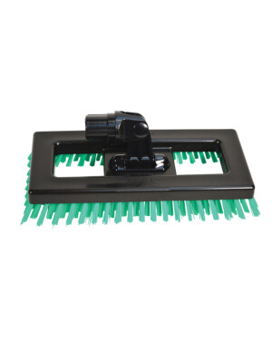 Swivel Deck Brush Black W/Green Bristles 1 Per Case