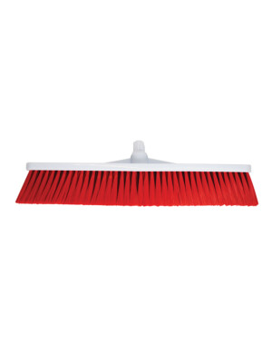Soft Push Broom - 300mm (12") Red 1 Per Case