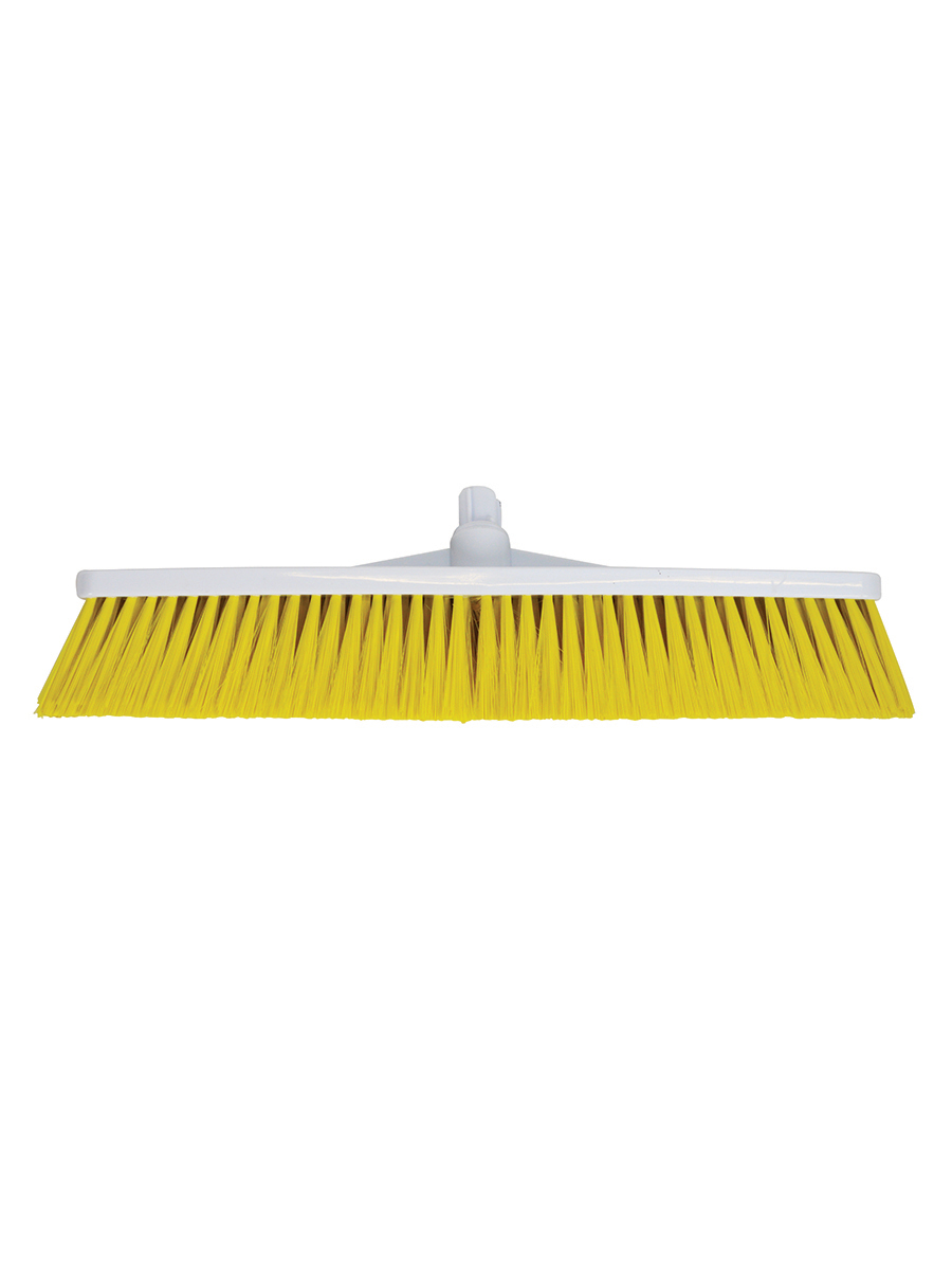 Soft Push Broom - 300mm (12") Yellow 1 Per Case