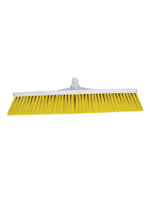 Soft Push Broom - 500mm (19.5") Yellow 1 Per Case