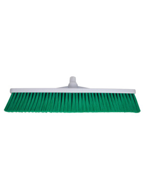 Hard Push Broom - 500mm (19.5") Green 1 Per Case