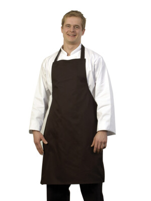Bib Apron Polycotton Black 1 Per Case