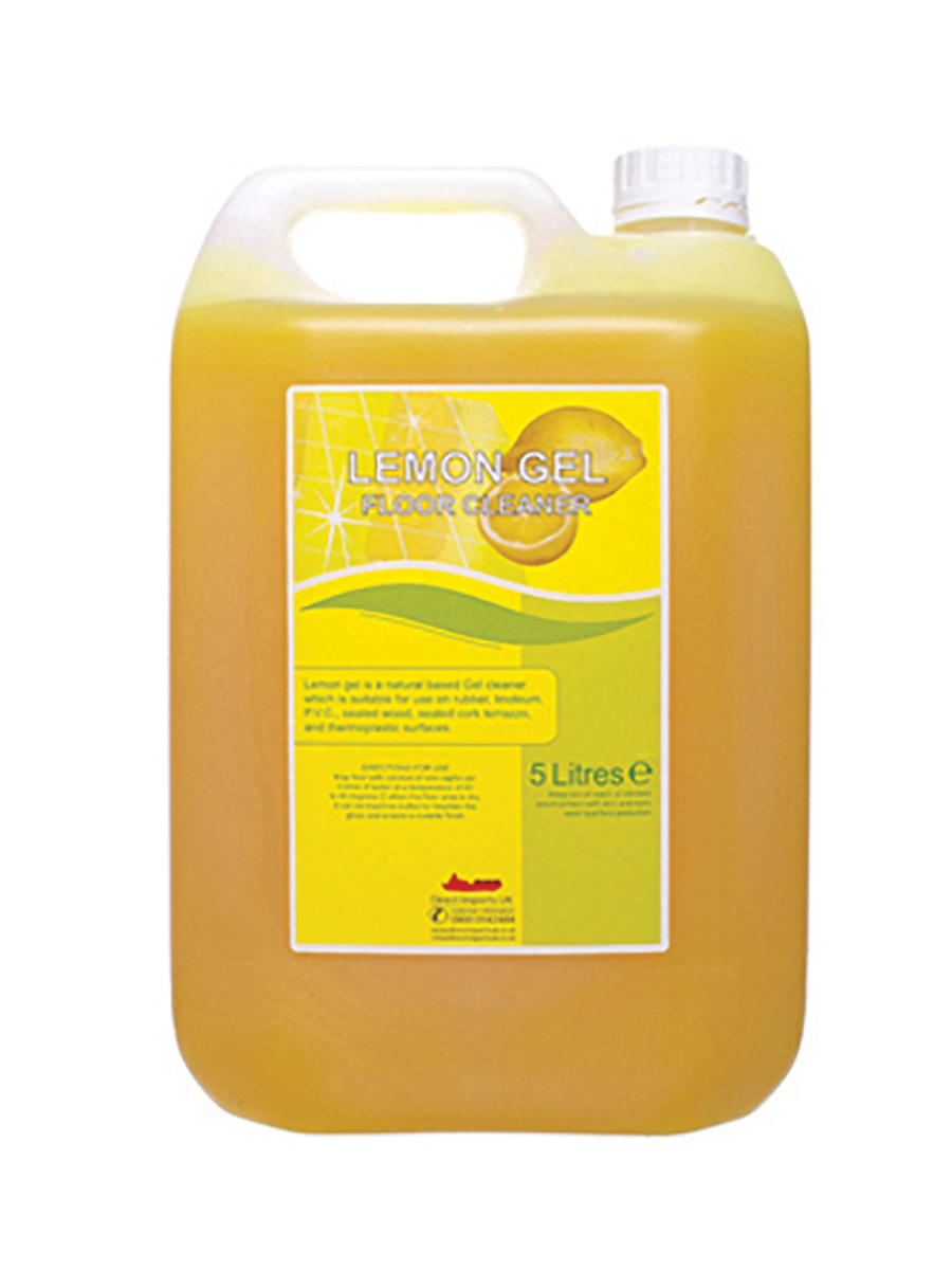 5 Litre Lemon Gel Floor cleaner 2 Per Case