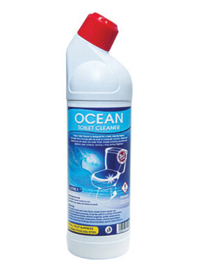 1 Litre Daily Use Ocean Fresh Toilet cleaner 12 Per Case