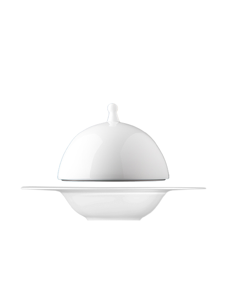 Principle White Lid For Deep Plate (Ess1927) 3 Per Case