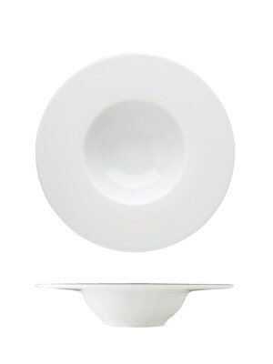 Principle White Deep Plate 27cm 3 Per Case