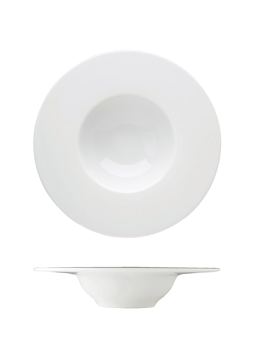 Principle White Deep Plate 27cm 3 Per Case