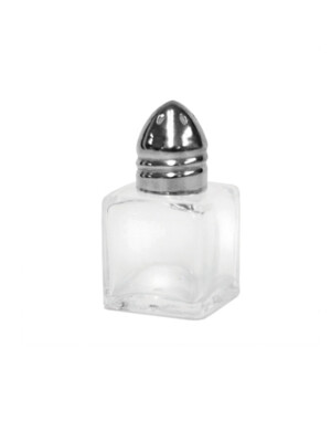 Salt & Pepper Shaker Cube Stainless Steel 15ml 1/2 oz 12 Per Case