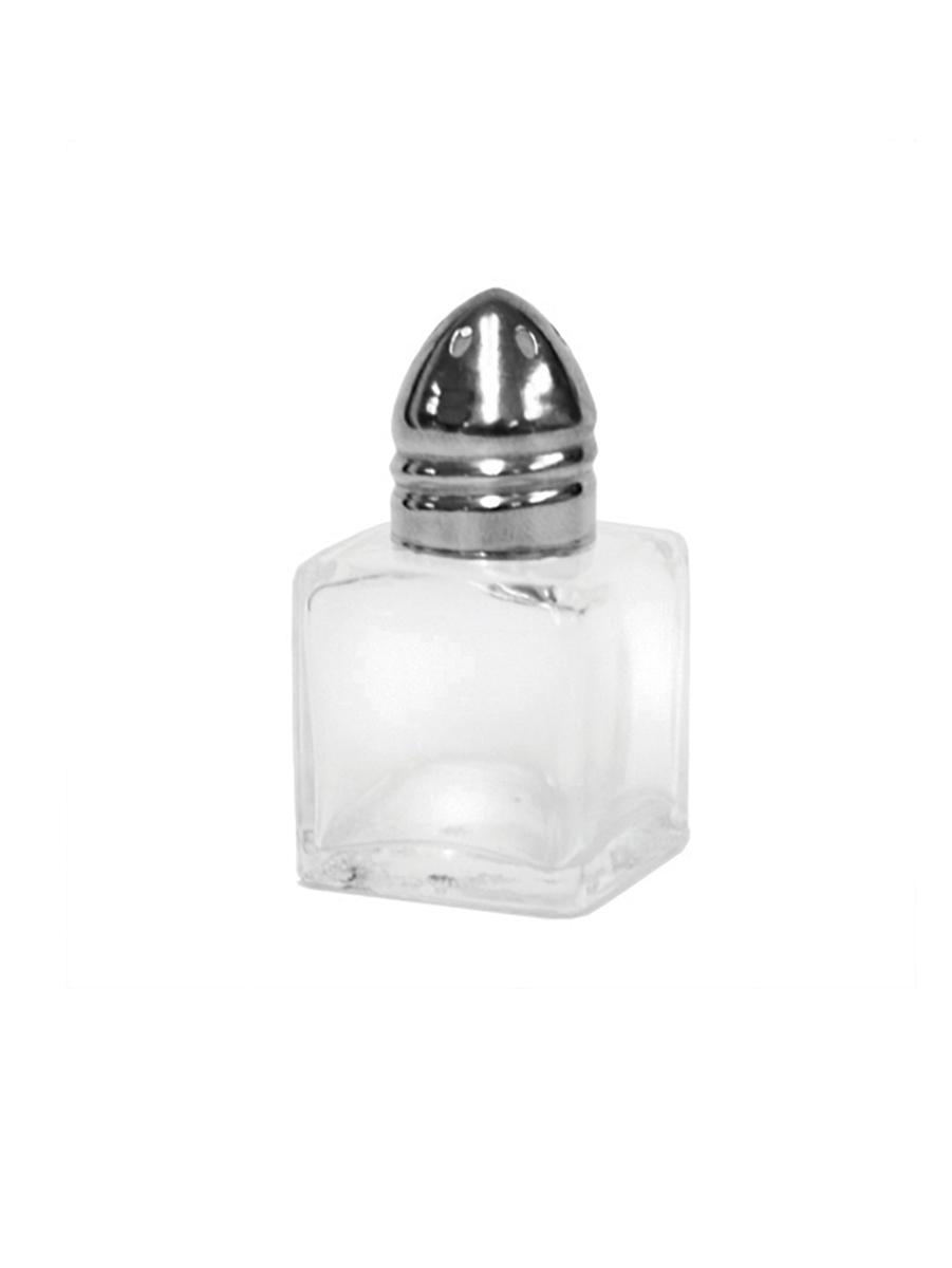 Salt & Pepper Shaker Cube Stainless Steel 15ml 1/2 oz 12 Per Case