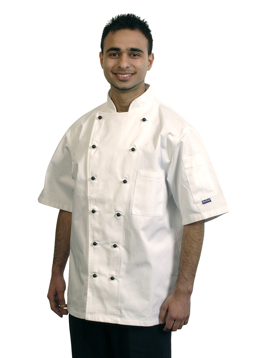 Marseille 100% Cotton Short Sleeve White Small 36-38" 1 Per Case