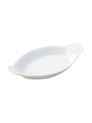 Oval Earred Dish 27x14x4.5cm, 10.5x5x2"6 Per Case