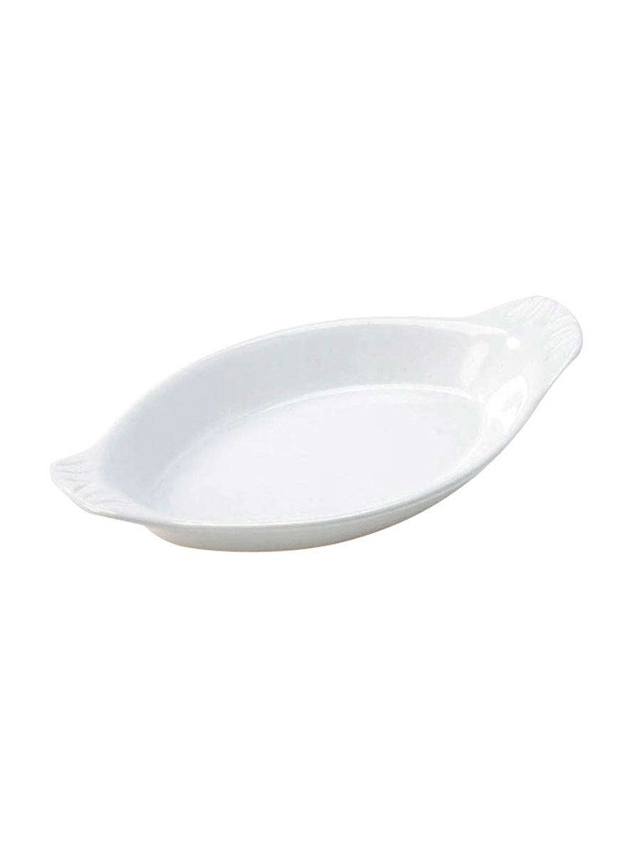 Oval Earred Dish 27x14x4.5cm, 10.5x5x2"6 Per Case