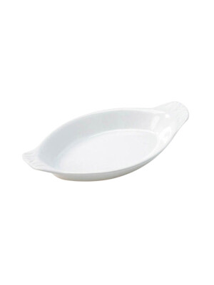 Oval Earred Dish 23x12x3cm , 9x4x1.5" 12 Per Case