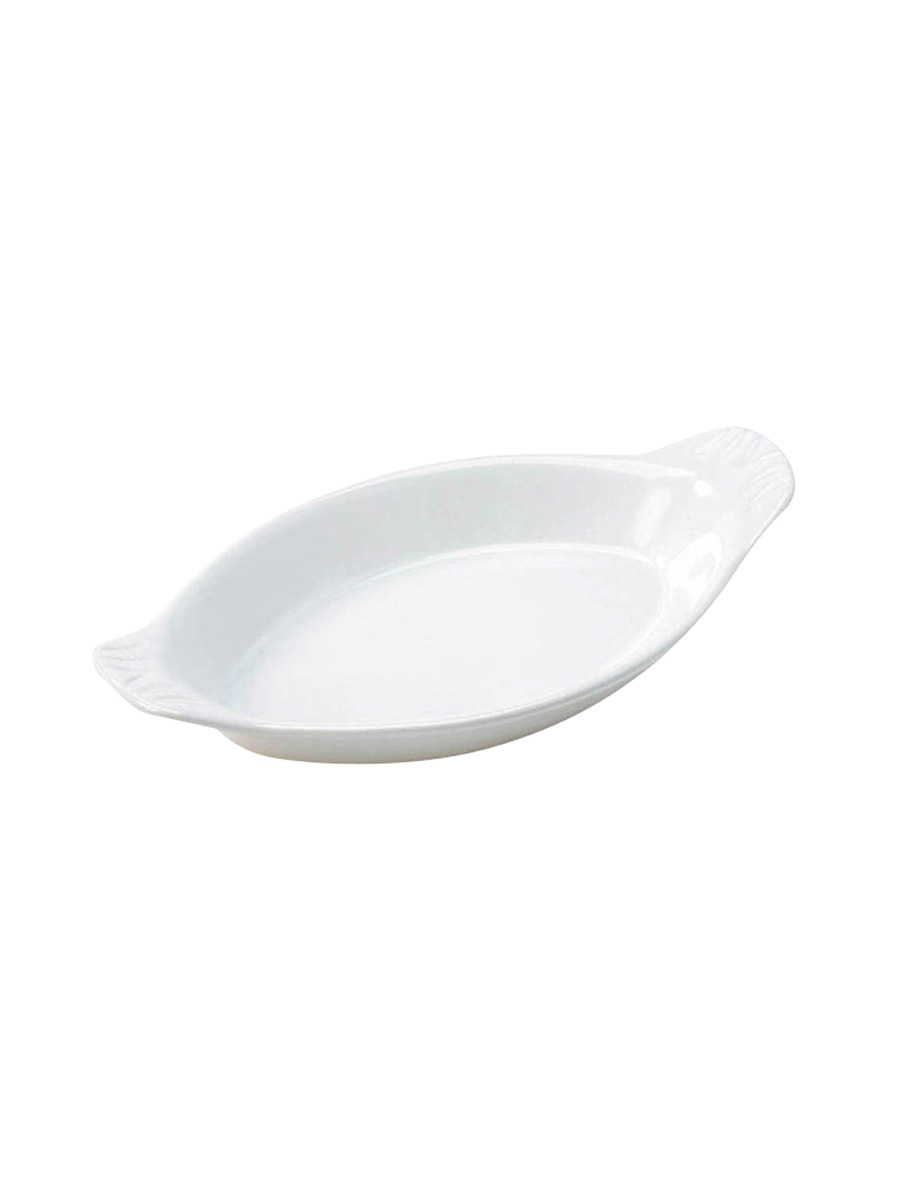 Oval Earred Dish 23x12x3cm , 9x4x1.5" 12 Per Case