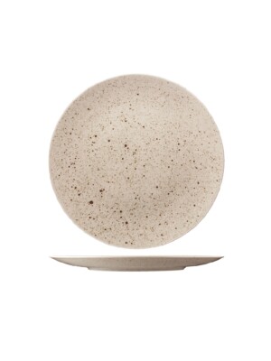 Lifestyle Natural - Coup Plate 24cm 6 Per Case