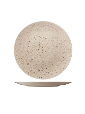 Lifestyle Natural - Coupe Pizza Plate 30cm 3 Per Case