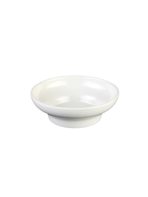 Salsa Dish Melamine Bone 133ml 4.5oz 12 Per Case