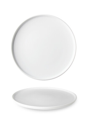 Optimo White Flat Plate 26cm 6 Per Case