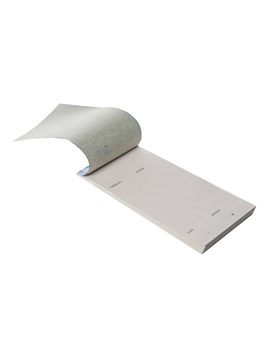 2Ply Duplicate Carbonless Restaurant Pad 9.3cmx 16.5cm 10 Per Case