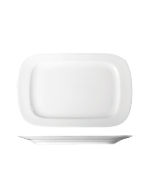 Principle White Rectangular Platter 32cm 3 Per Case