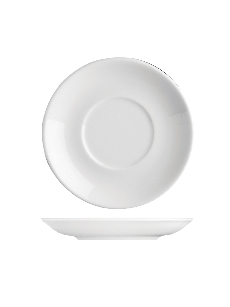Principle White Saucer For Soup Bowl 17cm 6 Per Case