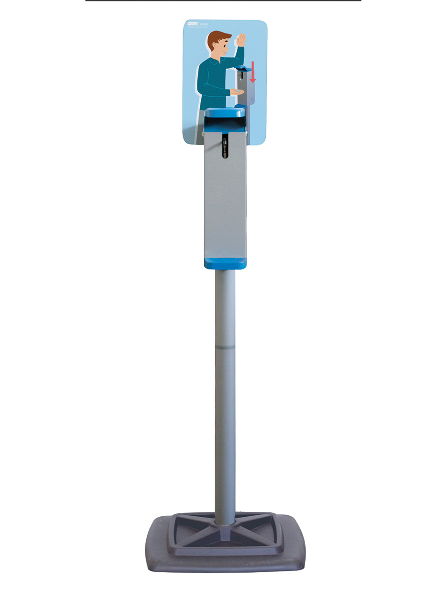 Painted Steel Column With Elbow Dispenser Pvc Panel English 1 Per Case
