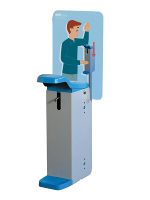 Wall Painted Steel Elbow Dispenser Pvc Panel English 1 Per Case