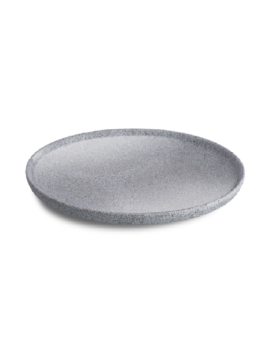 Granit Glazed Flat Plate 26cm 6 Per Case