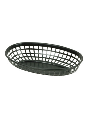 Oblong Basket Black 27.3cm 10.75 Inch 12 Per Case