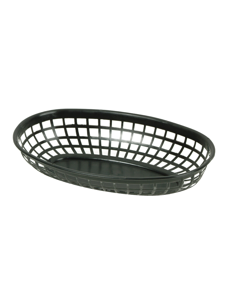 Oblong Basket Black 27.3cm 10.75 Inch 12 Per Case