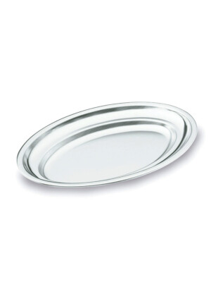 Oval Meat Flat 10" 1 Per Case