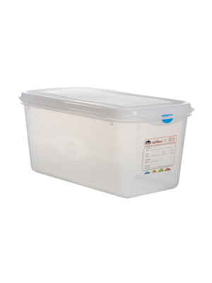 Air-Tight Gastronorm Container And Lid clear With Colour clip 1/3 6Ltr 325x176x150mm 1 Per Case
