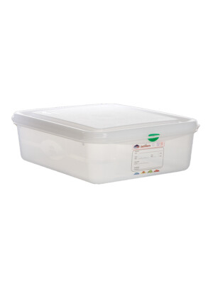 Air-Tight Gastronorm Container And Lid clear With Colour clip 1/2 6.5Ltr 325x265x100mm 1 Per Case