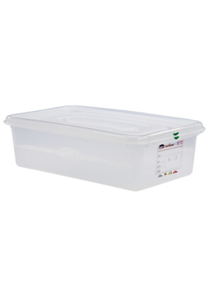 Air-Tight Gastronorm Container And Lid clear With Colour clip 1/1 21Ltr 530x325x150mm 1 Per Case