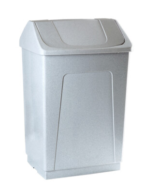 Swing Rectangular White Bin 55L 420x320x620mm 1 Per Case