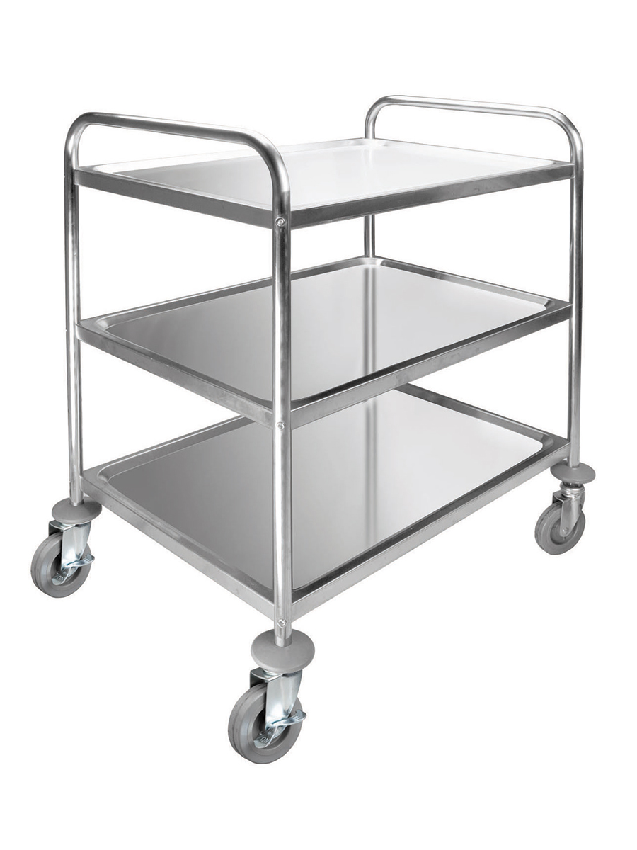 3 Tier Stainless Steel Trolly 1 Per Case