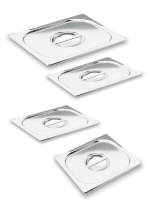 Gastronorm Cover Stainless Steel 1/2 1 Per Case